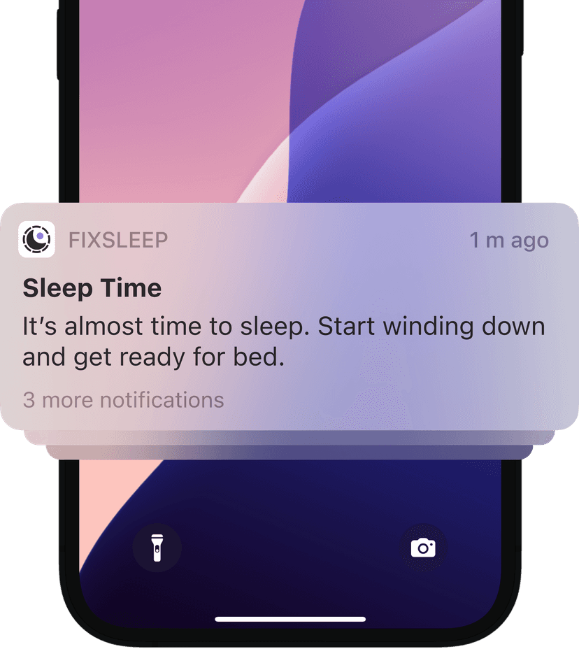 iphone image showing sleep cycles screen